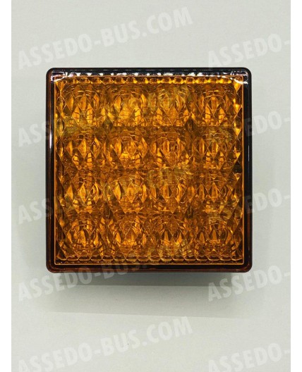 Квадрат желтый заднего фонаря Van Hool